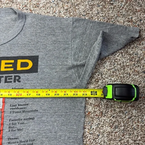 VTG 80s WANTED: The Shooter Basketball Russell Thin Single Stitch t-shirt BOXY L - Picture 8 of 11